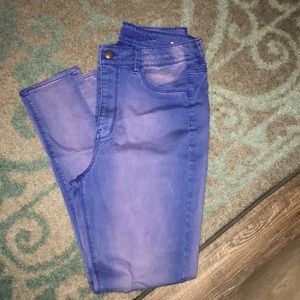 American Eagle High wasted Blue Jegging Jeans